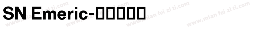 SN Emeric字体转换